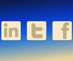 Social MediDecals vector