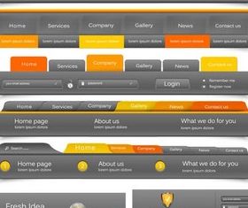Grey Web Bars free vectors