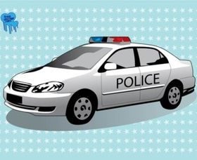 Police Car vector