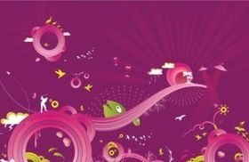 Crazy Purple Background Graphics vector graphics