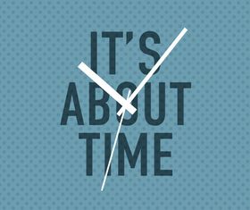 Clock Background set vector