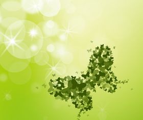 Butterfly with Natural background vector