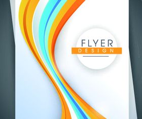 Blank Flyer Template vector graphics