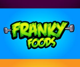 Cute colored text design vector