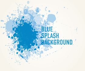 Blue Splash Background vector material