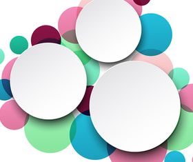 Abstract round background 1 vector