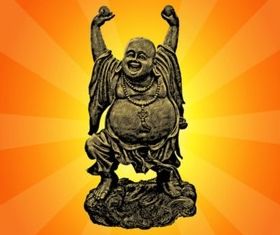 Dancing Buddha vector