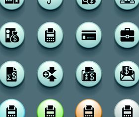 3D Social Icons 3 vector