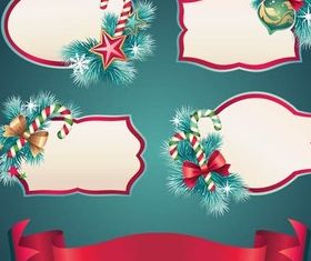 Shiny X-mas Elements vector