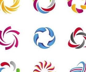 Creative Abstract Logotypes art vectors material