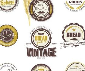 Bakery Labels vector