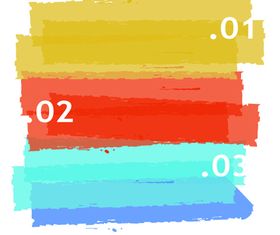 Brush banner 1 vector