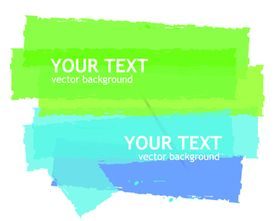 Brush banner 3 vector