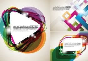 Stereo glare background vector material