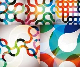 Bright arc background vector