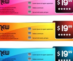 Color Sale Elements graphic vector