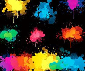 Color Splash backgrounds vector
