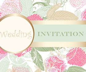 Wedding rose background 2 vector