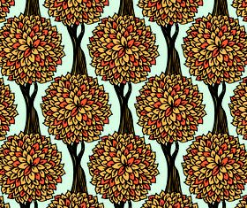 Color Plant Pattern shiny vector