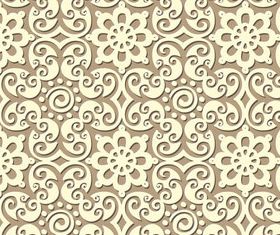 Paper floral pattern 1 vectors