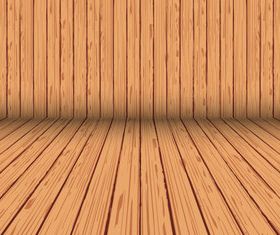 Wood board background vector