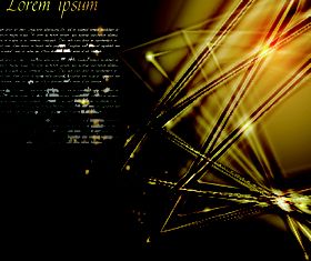 Glowing golden background vector