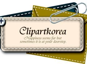 paper clip and tags vector graphic