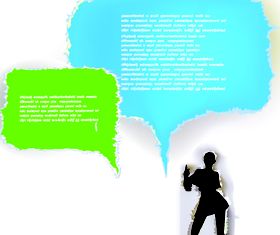 Tear Paper text cloud 3 vector design