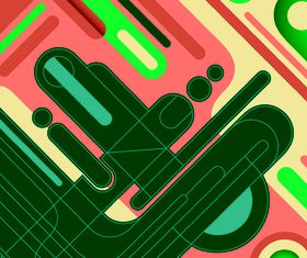 Color abstract background vector