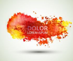 Abstract watercolor background 1 vector