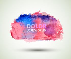 Abstract watercolor background 2 vector