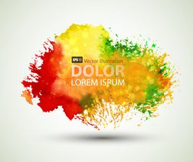 Abstract watercolor background 3 vector