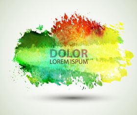 Abstract watercolor background 4 design vector