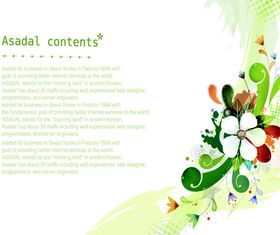 Beautiful flower background 3 design vector