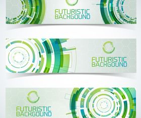 Futuristic Technology banner background vector