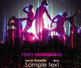 Party background vector graphics