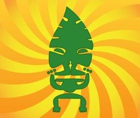 Polynesian Symbol design vector