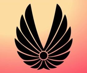 Wings Icon vector