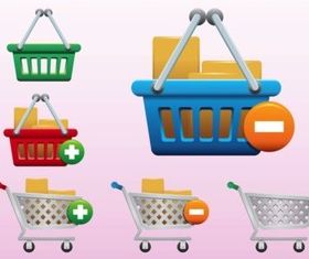 Shopping Icons vector