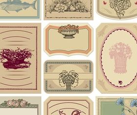 Style Labels free design vector