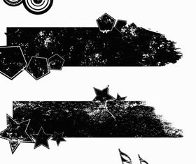 Grunge Elements vectors material