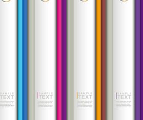 Color bar number background 1 vector