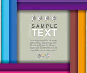 Color bar number background 2 vector