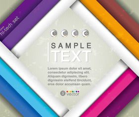 Color bar number background 4 vector