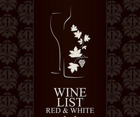 Wine vintage background 2 design vectors