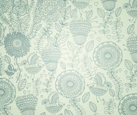 Floral pattern graphics vectors