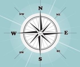 Compass Rose vector graphics