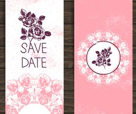 Wedding Invitation banner 1 design vector