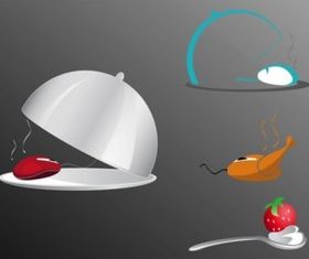 Food Tech creative vector
