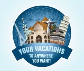 Holiday Travel Graphics vector